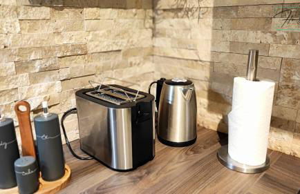 HOMELY STAY Studio P1 - Elegant Self-Check-in Studio-Apartment in Munich -with Kitchen and Washing Machine - Foto 12