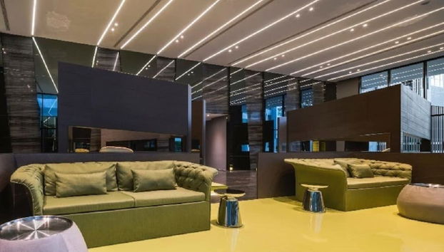 Zona de estar del vestíbulo