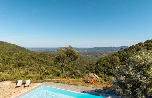 Mas provençal avec piscine chauffée, tennis, pétanque, vue mer, 20 min St Tropez - Foto 4