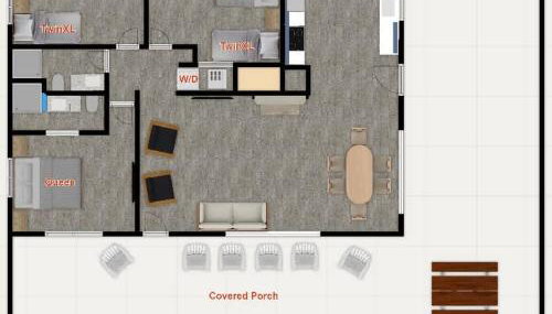 'Lakeside' Cottage with porch and sandy beach - Foto 3