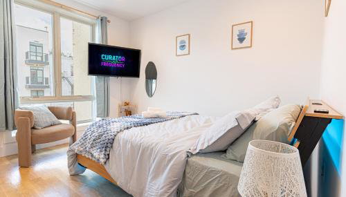 Scandinavian in Brooklyn w Balcony Near Park - Foto 3