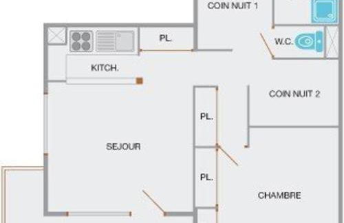 Appt 2 pièces pour 5 pers avec balcon et parking à Chinaillon, près des pistes - FR-1-241-121 - Foto 17