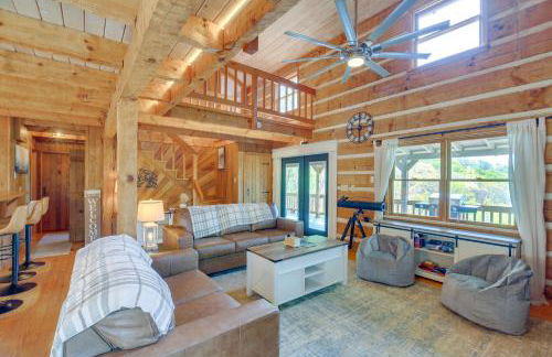 Ashe County Log Cabin Mountain-View Deck, Sauna - Foto 6