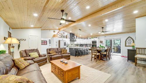 Fire Pit and Trail Access Spacious Happy Jack Cabin - Foto 4