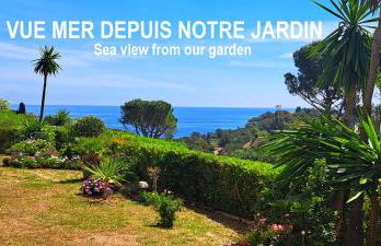 Dans un cadre d'exception, Vue mer panoramique à Agay Côte d'Azur, Village Vacances Cap Esterel, 2 chambres, avec jardin, golf, climatisation, Wifi, 5 piscines - Foto 2