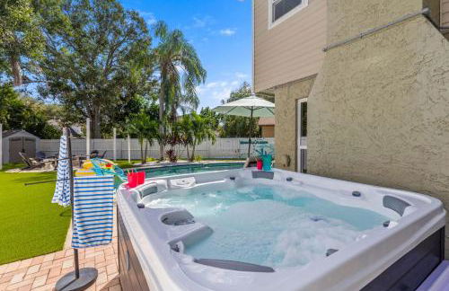 Family Oasis - Pool Hot Tub Games & Near Beach - Foto 56