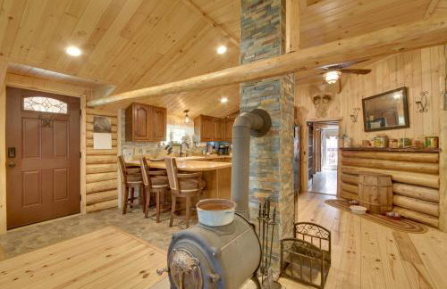 Trout Ponds and Sauna Unique Log Cabin in Freedom - Foto 7