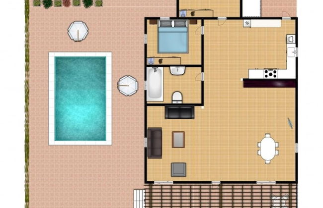 Villa Lela Pente Large Private Pool Walk to Beach A C Wifi Car Not Required Eco-friendly - 2167 - Foto 5