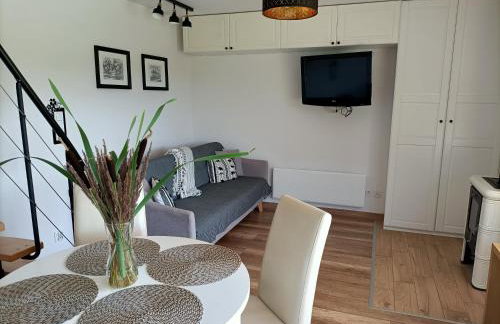 Siedlisko Dwa Żurawie - Uroczy domek nad stawem, z kominkiem, obok konie - Foto 3