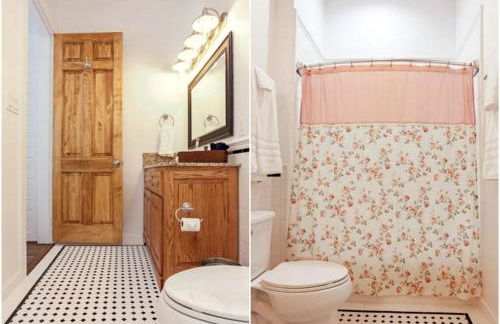 Victorian Cabin Rental with Outdoor Fireplace and Bearpen Creek Views near Dallas, Texas - Foto 3