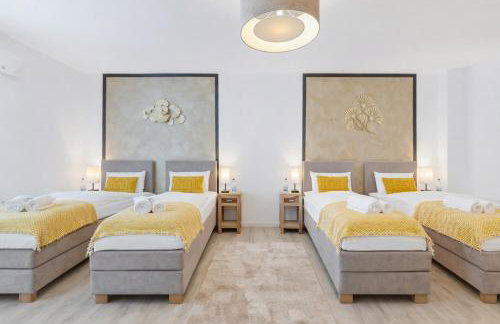 SONNENglück - Großes Apartment für 8 im Zentrum mit flexiblen Betten, Balkon & Parkplatz - Photo 6