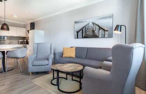 Godewindpark Deluxe-Apartment 2-12 mit eigener e-Ladesäule in der Tiefgarage und XL-Strandkorb am Strand - Foto 1