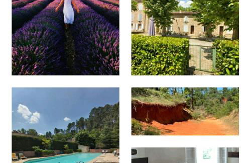 Appartement de charme au calme avec piscine, au pied du Colorado provençal, cœur du Luberon - Foto 42