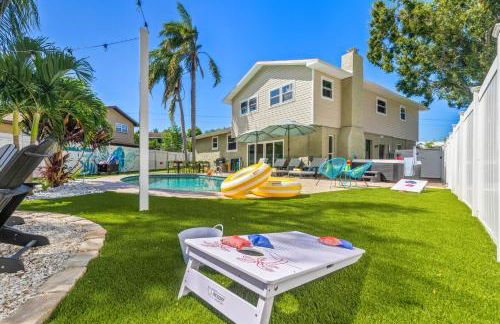 Family Oasis - Pool Hot Tub Games & Near Beach - Foto 6