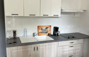 T2 Cosy, agréable fonctionnel et douillet, 1 lit 140 et un BZ , Wifi gratuit, boîte à clés, proche commerces et gare routière - Foto 5