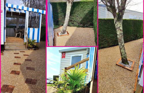 Mobilhome 2ch récent et climatisé-terrasse fermée-jardin sans vis à vis-camping 4 étoiles Les Charmettes - Foto 28