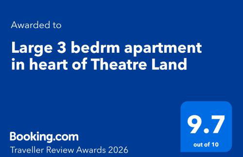 Large 3 bedrm apartment in heart of Theatre Land - Photo 25