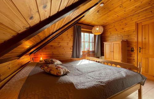 Blockhausflair mit Kamin, Balkon und Bergpanorama - Foto 4