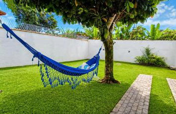 Casa Temporada Ubatuba perto da praia, check-in e out flexíveis com 5 vagas na garagem, wifi, churrasqueira - Foto 9