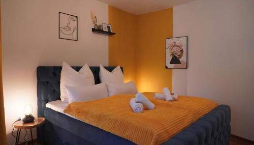 Design-Apartment I direkt im Zentrum von Bad Krozingen I Boxspring I Terrasse mit Garten & direktem Parkplatz I Boxspring I Nespresso - Foto 2