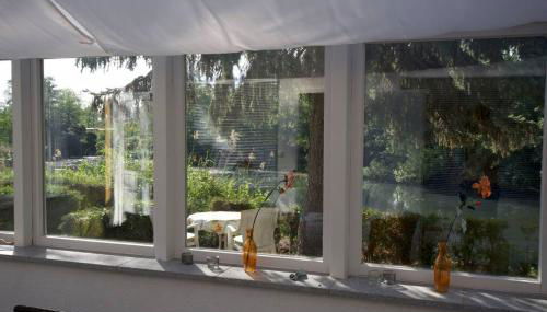 Ferienhaus mit Wintergarten am See (Angelparadies) - Foto 3, Garden view