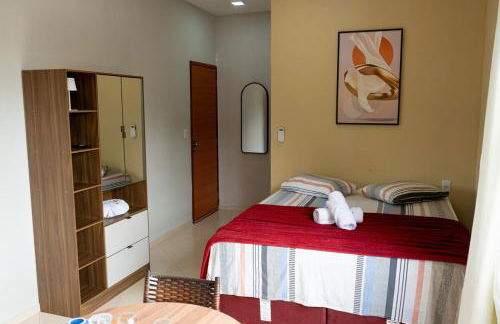 Flat 3 com cama queen e ar-condicionado, perto do Parque da cidade - Foto 24