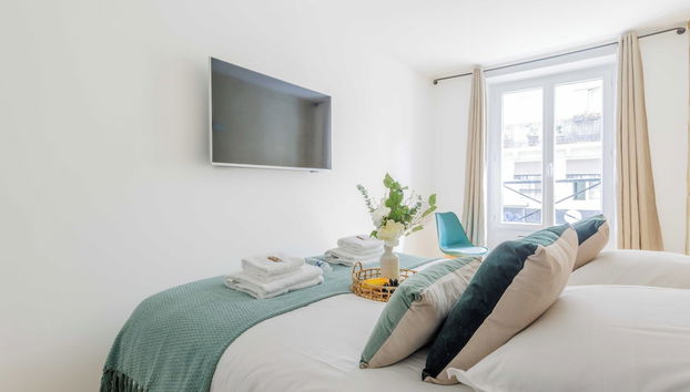 Wonderful Apartment - 2br/6p - Montorgueil - Foto 2, Habitación