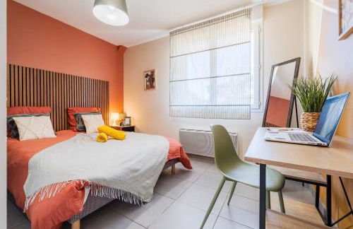 Nid confort proche du canal du midi 2 terrasses Labège - Foto 19