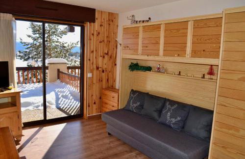 Studio cabine chaleureux à Pyrénées 2000 - WiFi et parking privé - Foto 2
