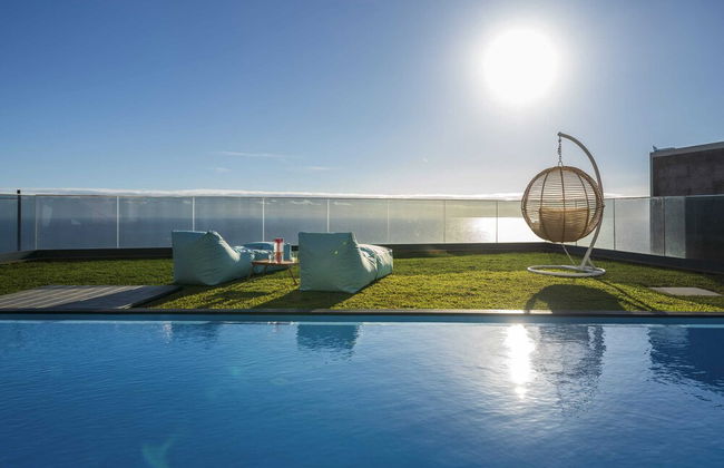 With Pool and Superb sea View - Villa Candelária - Foto 26