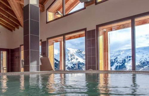 Vue panoramique sur les montagnes plein Sud - T2 Skis aux pieds, Piscine & Spa - Foto 20