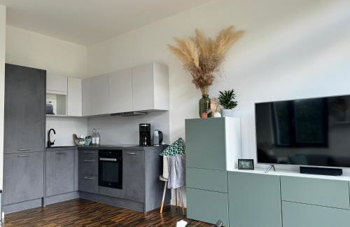 helle Ferienwohnung in Architektenhaus mit Garten und Pool - Foto 6