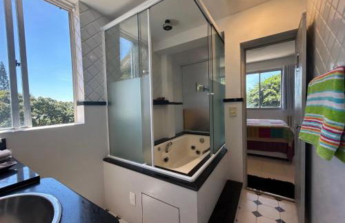 Studio Red Vidigal com Varanda, Vista Mar e Hidromassagem - Foto 19