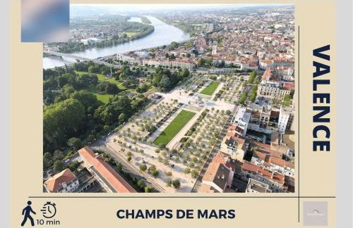 Terrasse privée - Centre Valence - Gare 5 min - Wifi rapide - Foto 26