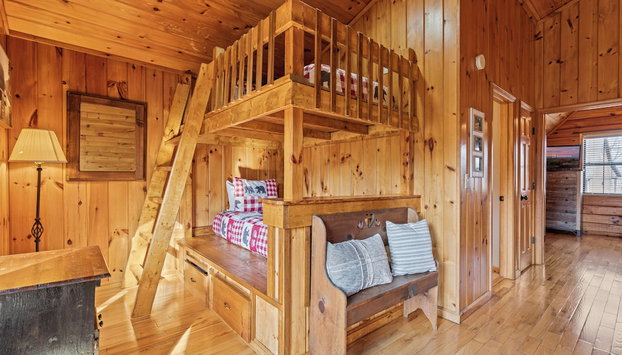 Bear Hideaway Cozy 3BR Cabin - Foto 3, Habitación