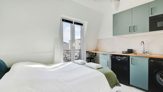 Intimate Studio for 2 People - Batignolles - Foto 3, Habitación