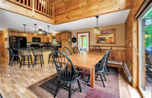 Massive Log Chalet with Hot Tub - Foto 41