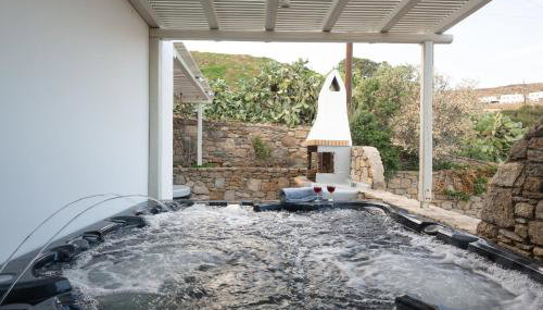 Villa Mon Rêve with Private Jacuzzi "5-minute walk - Ornos beach" - Foto 3