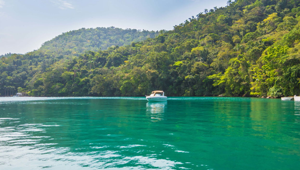 Balade en bateau à Lagoa Azul et Lagoa Verde