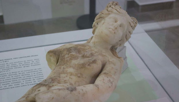 Sculptures recovered from the Roman Villa of Salar