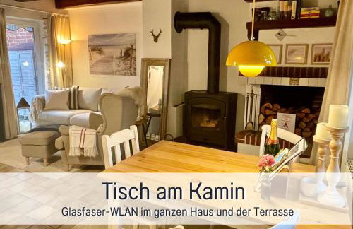 Reetdachhaus in Seenähe, Ruhige Lage, Kamin & Terrasse - Foto 9