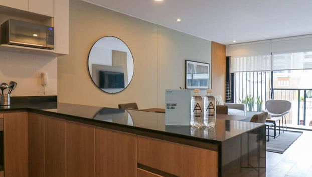 w Modern 2BR With Balcony in the Heart of Miraflores - Foto 5, Habitación
