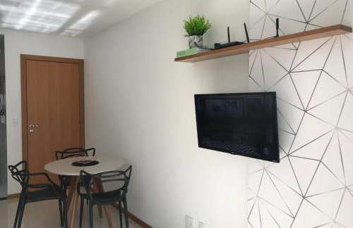 ESPETACULAR!! Apto na PRAIA DE ITAPARICA - Com Wi-Fi 360mbps, Ar Condicionado, Estacionamento Coberto e Cozinha Completa - Foto 16