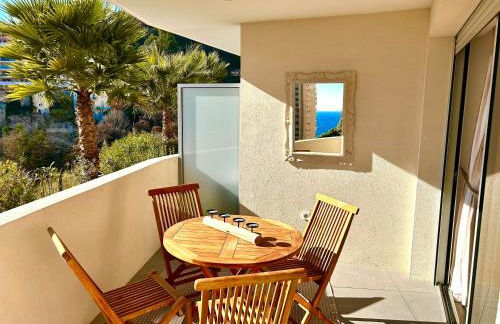 Luxueux Studio Neuf - Frontière Monaco - Piscine - Parking privé - Foto 24