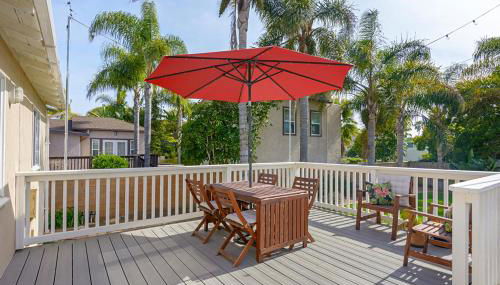 Ultimate Beach Bungalow - 1 block from beach - huge backyard - Foto 4, Garden, Garden view