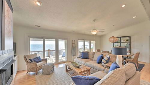 Waterfront Harkers Island Home Sunset View and Dock - Foto 5