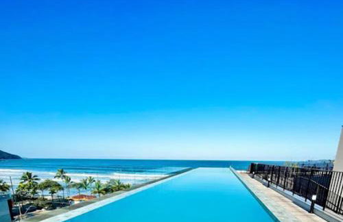 Apartamento com Piscina na Cobertura e Vista Panoramica do Mar da PRAIA GRANDE - Foto 13