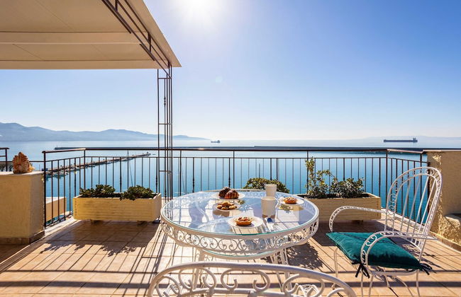 Beachfront Sunny Penthouse - Kalamata Seablisss - Foto 27