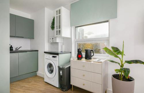 Modern flat for 4 with AC Battersea Park & Power Station, USA Embassy - Foto 16
