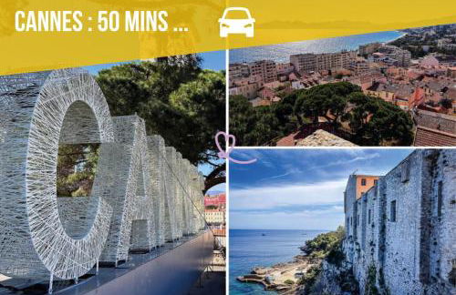 Villa Sainte Roseline -AC, Provençal Garden and BBQ - Foto 39